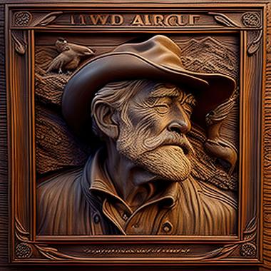 3D model John W McCoy American artist (STL)